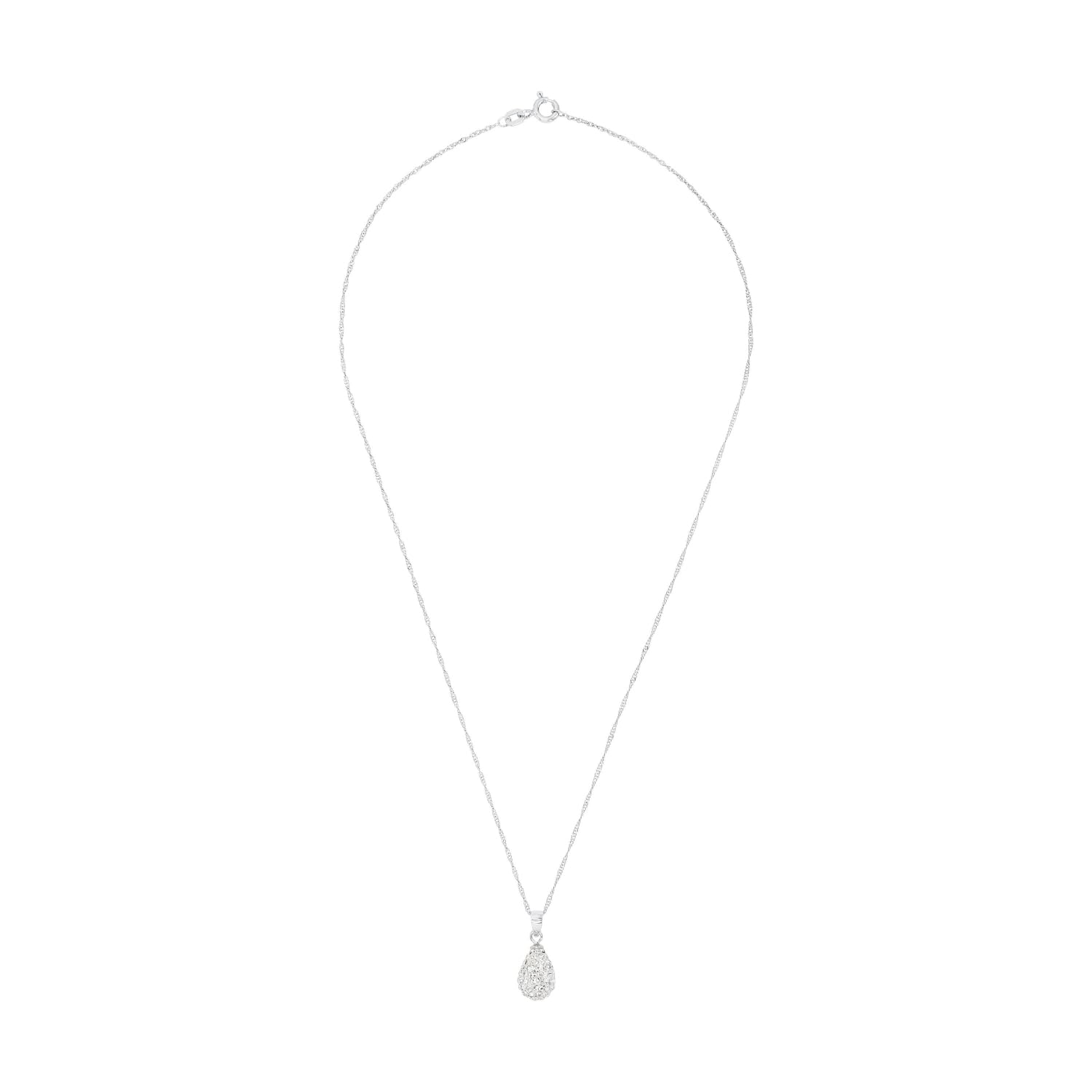 amor-halsschmuck-halskette-925-silber-42-cm-kristall image 2