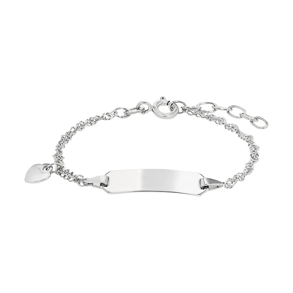 amor-identarmband-silber-gold-unisex-armband-gravur image 1