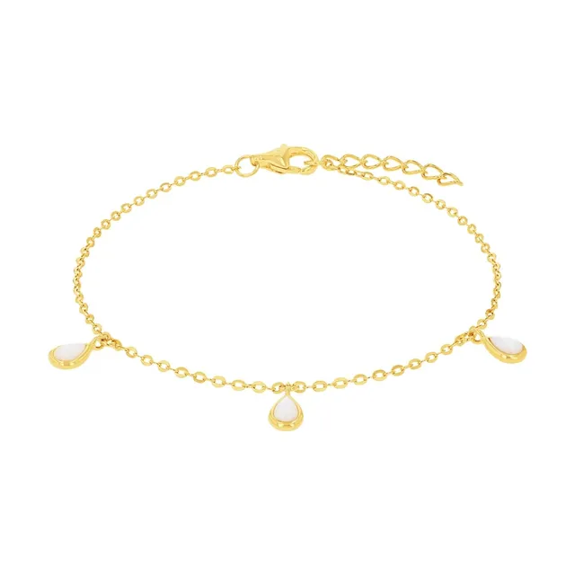 amor-2036014-armband-925-silber-perlmutt-gold-17-2-cm-damen image 1
