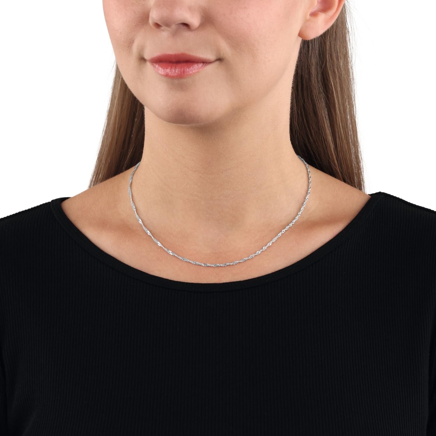 amor-2017736-collier-silber-42-cm-ros-damen-halskette image 4