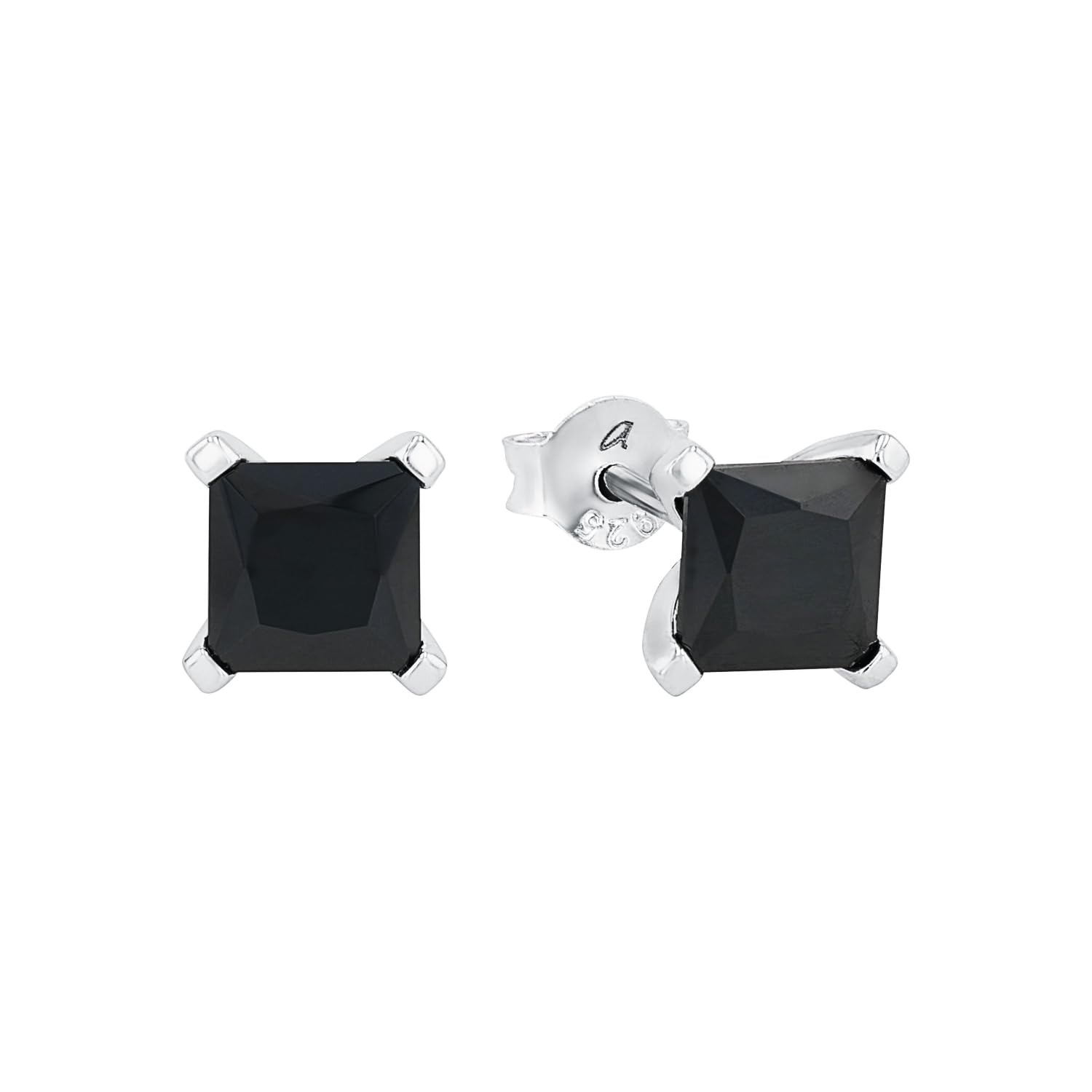 amor-ohrstecker-2022997-schwarz-zirkonia-0-8-cm-silber image 1