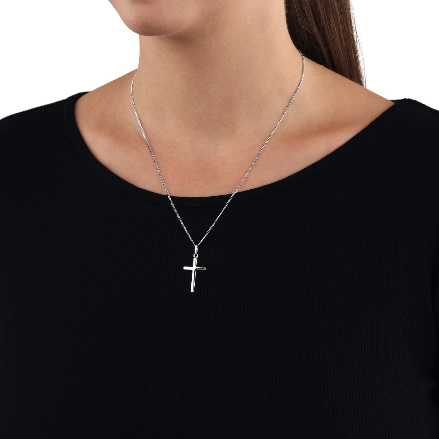 amor-halsschmuck-kreuz-kette-925-silber-unisex image 5