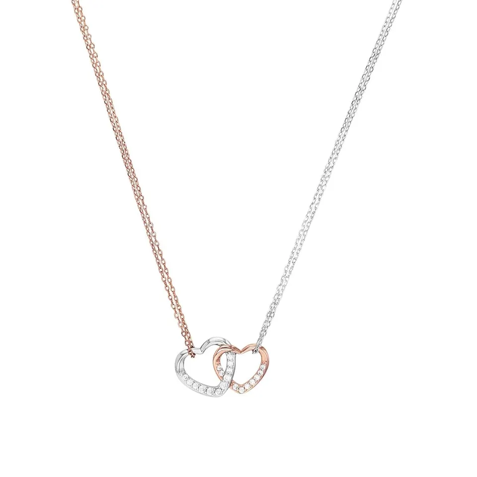 amor-halsschmuck-kette-2026066-bicolor-zirkonia-42-3-cm image 1