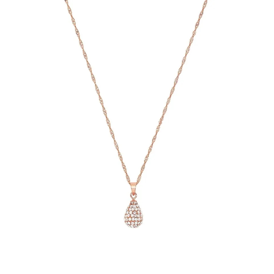 amor-halsschmuck-kette-925-silber-ros-kristallglas-42-cm image 1