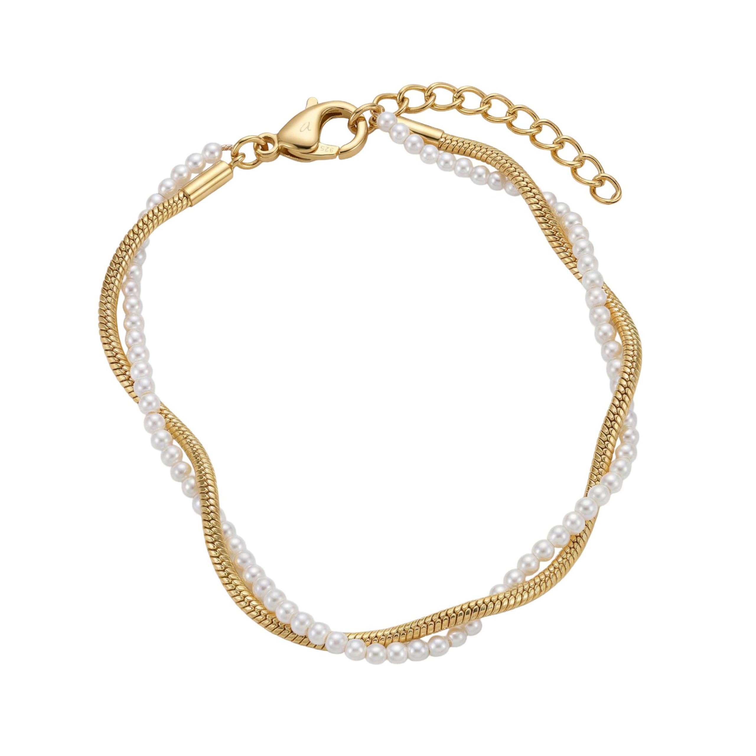 amor-amr-b0015-armband-edelstahl-gold-perlen image 4