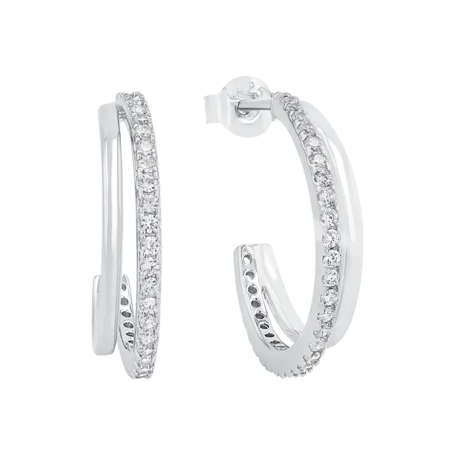 amor-ohrschmuck-creolen-2026205-silber-2-cm-zirkonia image 1