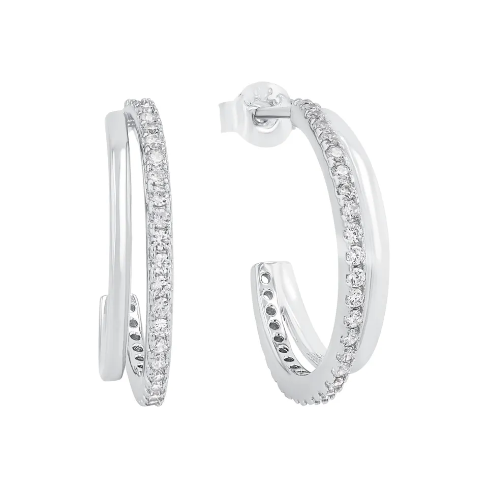 amor-ohrschmuck-creolen-2026205-silber-2-cm-zirkonia image 1