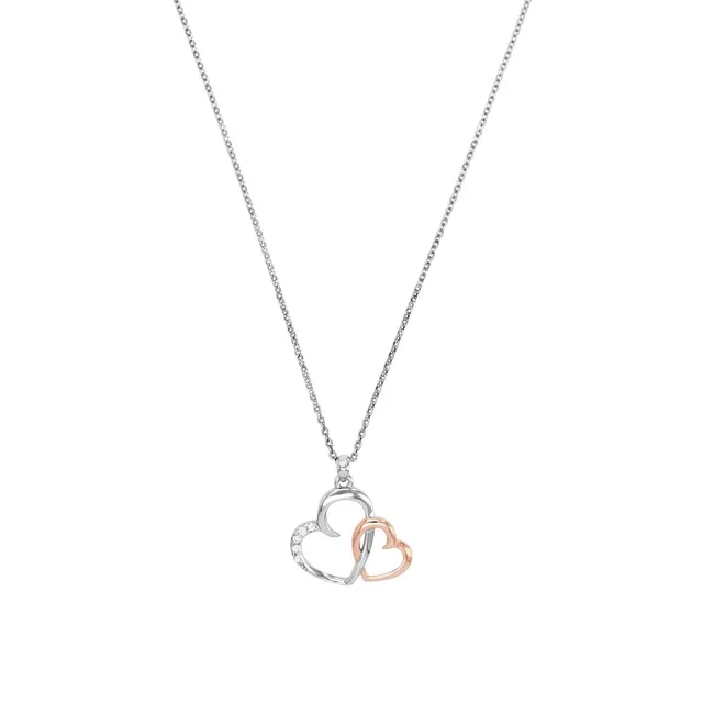 amor-halsschmuck-2024171-herzkette-bicolor-zirkonia-42-cm image 1