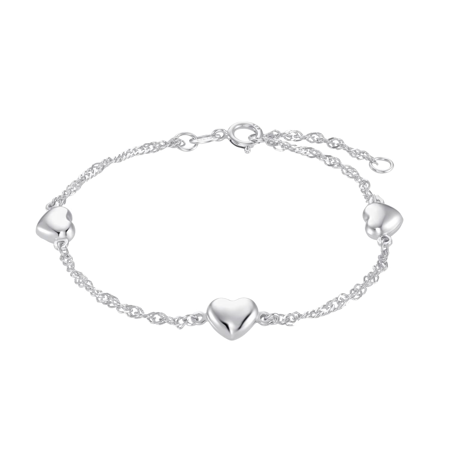 amor-armschmuck-herzen-armband-925-silber-kinder image 6