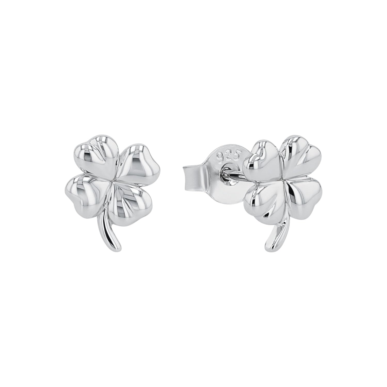amor-ohrstecker-kleeblatt-925-silber-0-8-cm-2016891 image 1