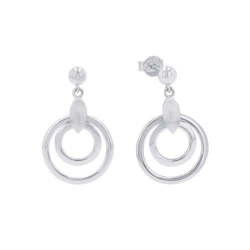 amor-ohrschmuck-2017165-ohrh-nger-silber-2-7-cm-kreise image 7