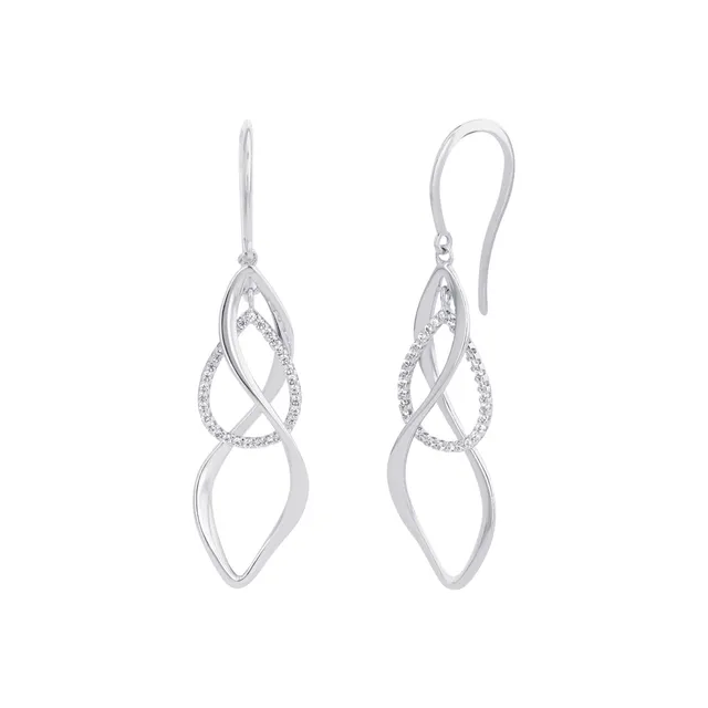 amor-ohrschmuck-ohrh-nger-2026208-silber-zirkonia-3-5-cm image 1
