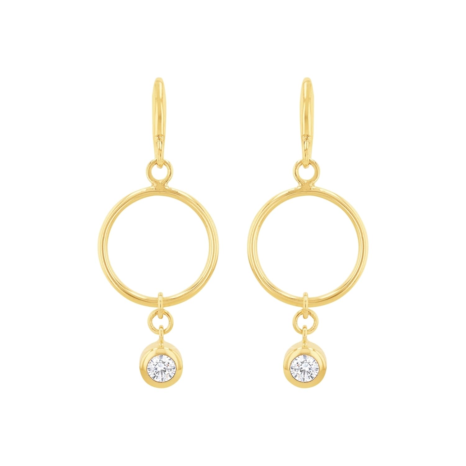 amor-ohrschmuck-2026236-ohrh-nger-gold-4-2-cm-zirkonia image 4