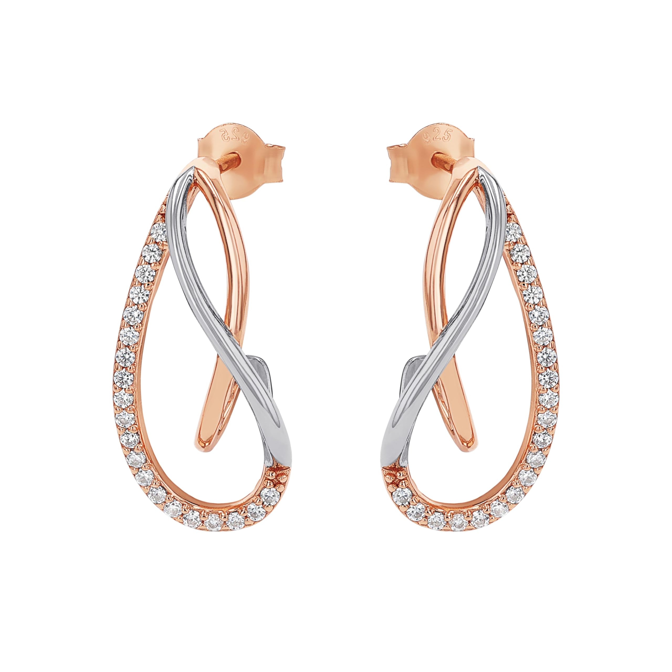 amor-ohrh-nger-2022060-ohrringe-bicolor-zirkonia-2-3-cm image 3