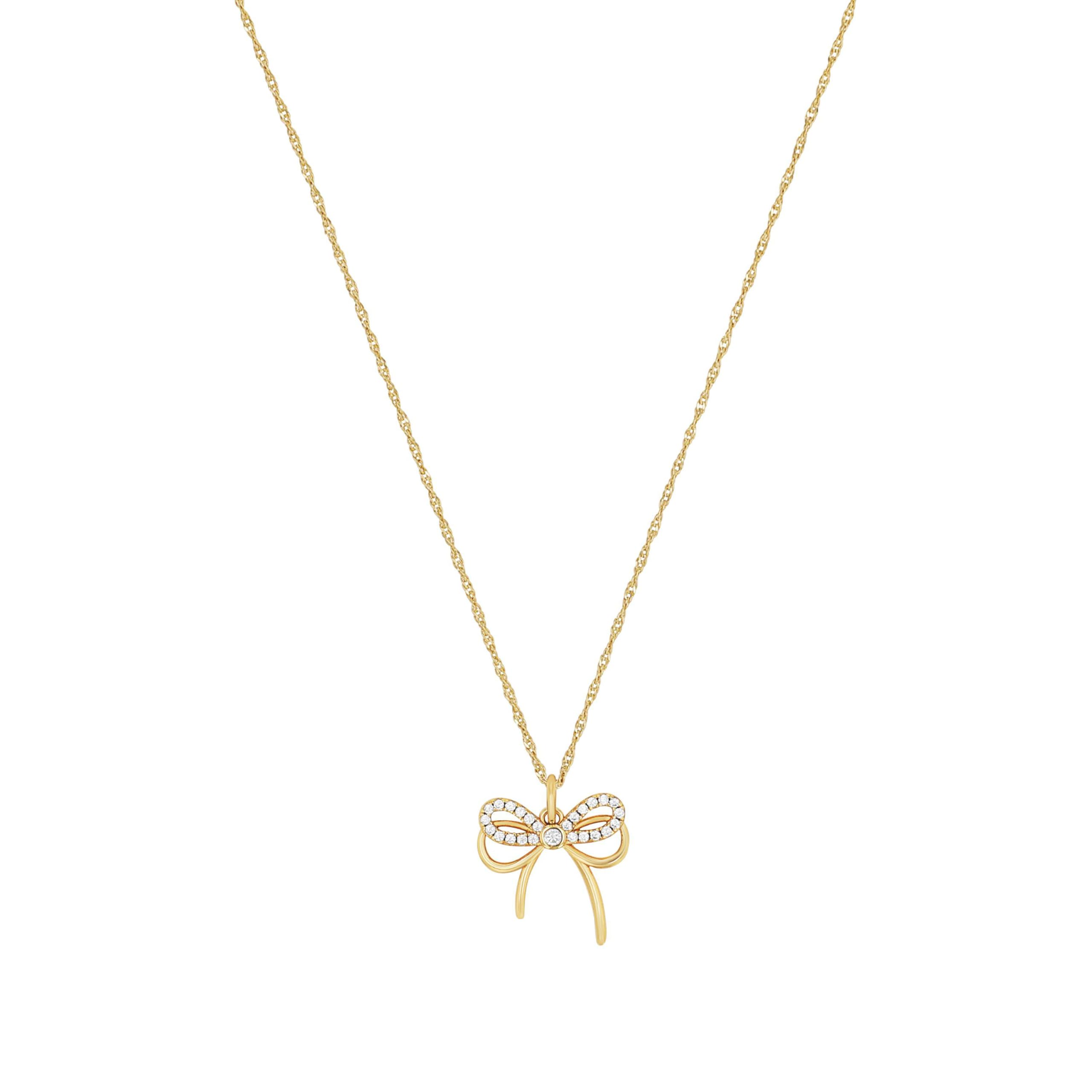 amor-halsschmuck-2100181-kette-schleife-gold-mit-zirkonia image 1