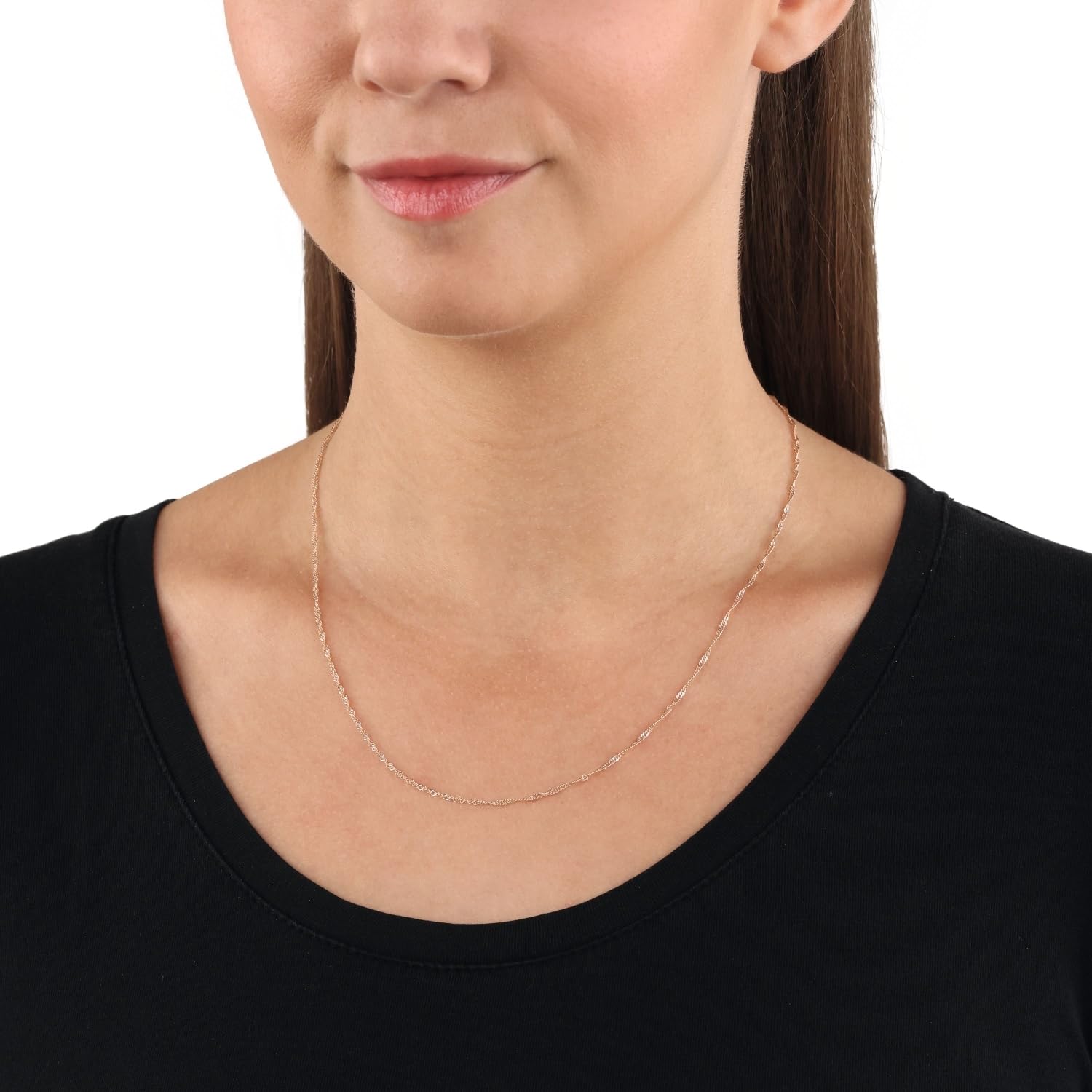amor-2017736-collier-925-silber-42-cm-ros-damen-halskette-2 image 4