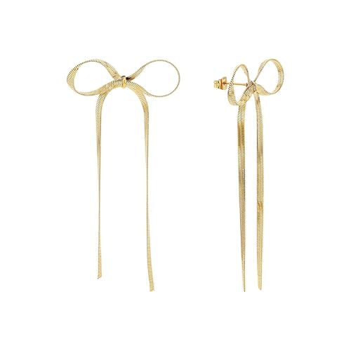 amor-2100179-ohrh-nger-damen-gold-schleife-90-mm image 7