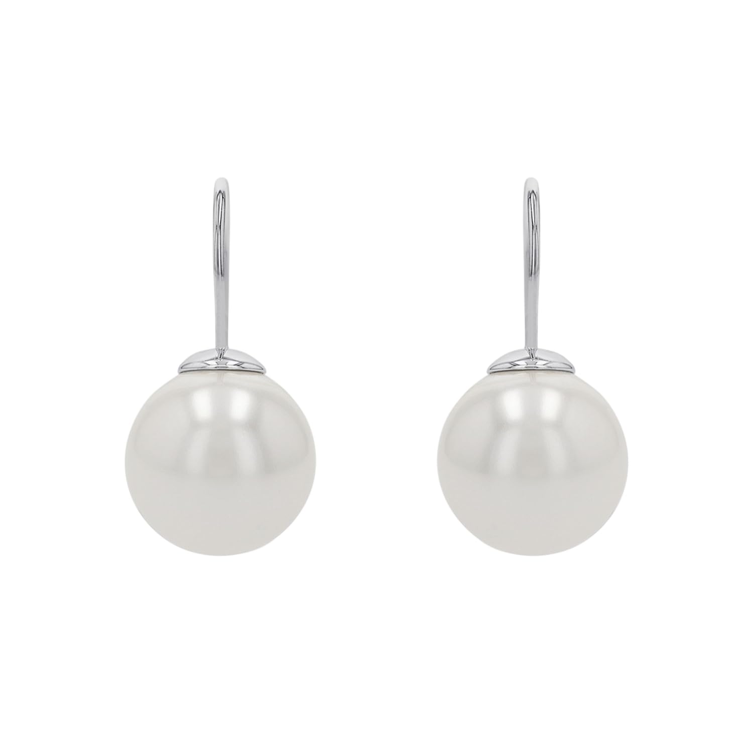 amor-ohrschmuck-ohrh-nger-perlen-gr-n-silber-25-mm image 4