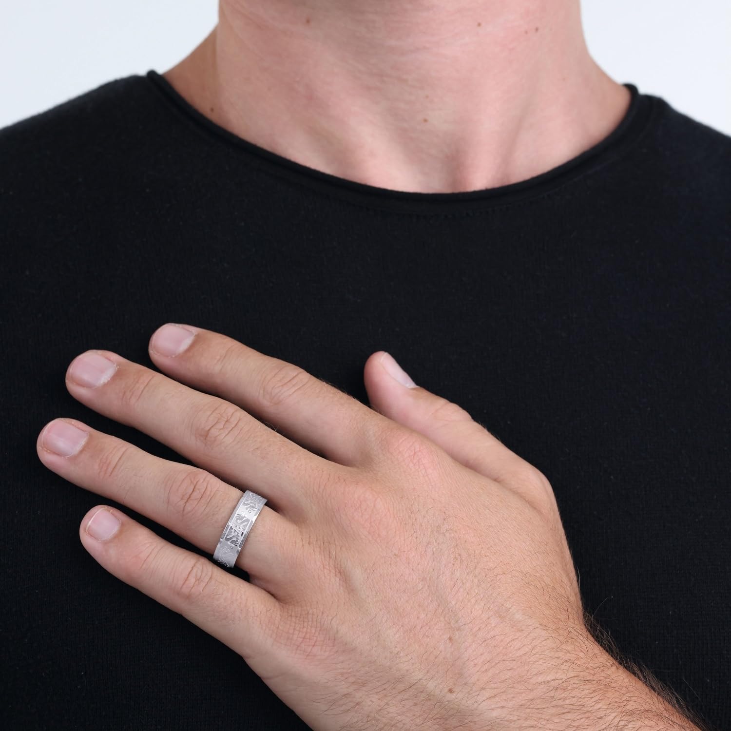 amor-drachen-ring-edelstahl-silber-herren image 2