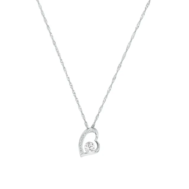 amor-herz-kette-925-silber-damen-halsschmuck-zirkonia-geschenkbox image 1