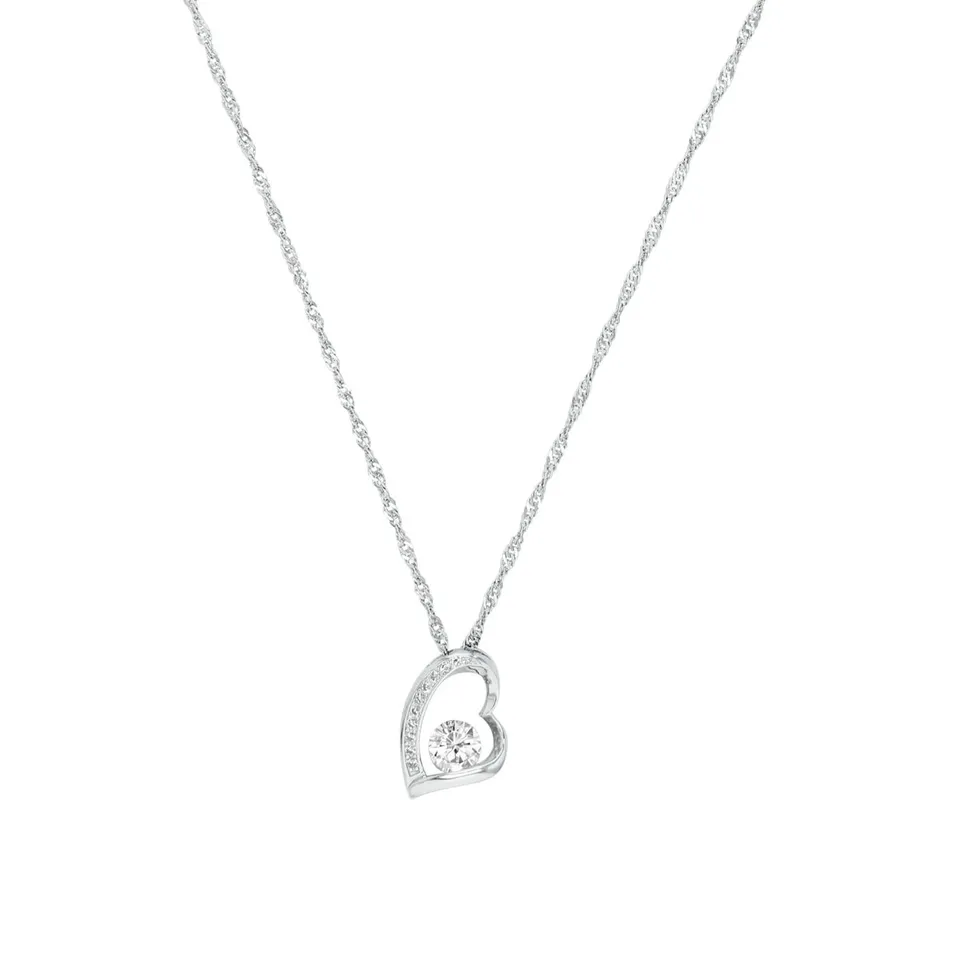 amor-herz-kette-925-silber-damen-halsschmuck-zirkonia-geschenkbox image 1