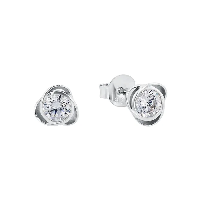 amor-ohrstecker-gold-damen-ohrringe-925-silber-8-mm image 1