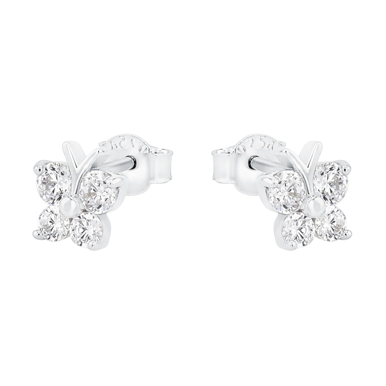 amor-kinder-ohrstecker-silber-925-schmetterling image 3