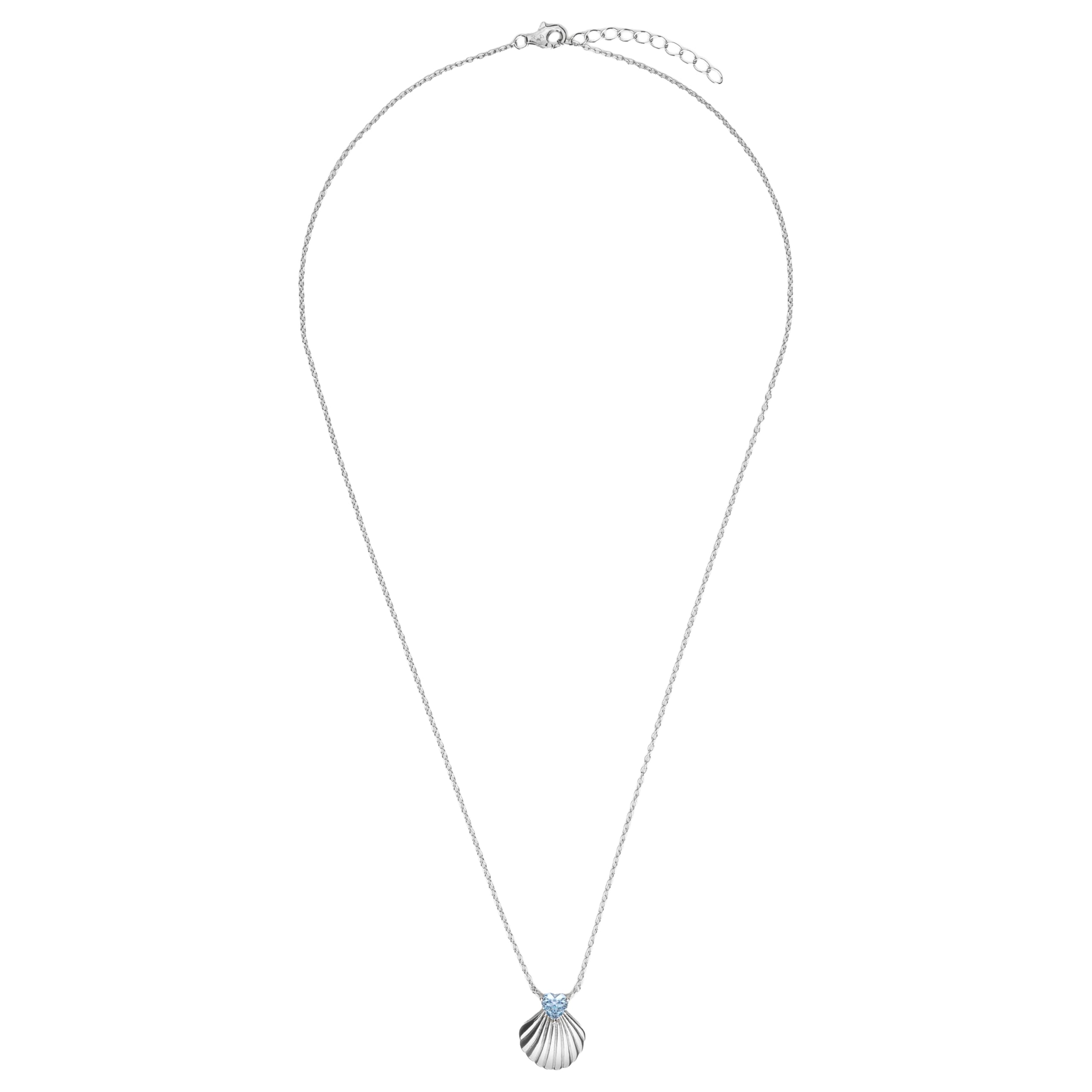 amor-amr-n0047-halskette-925-silber-muschel-herz-zirkonia image 2
