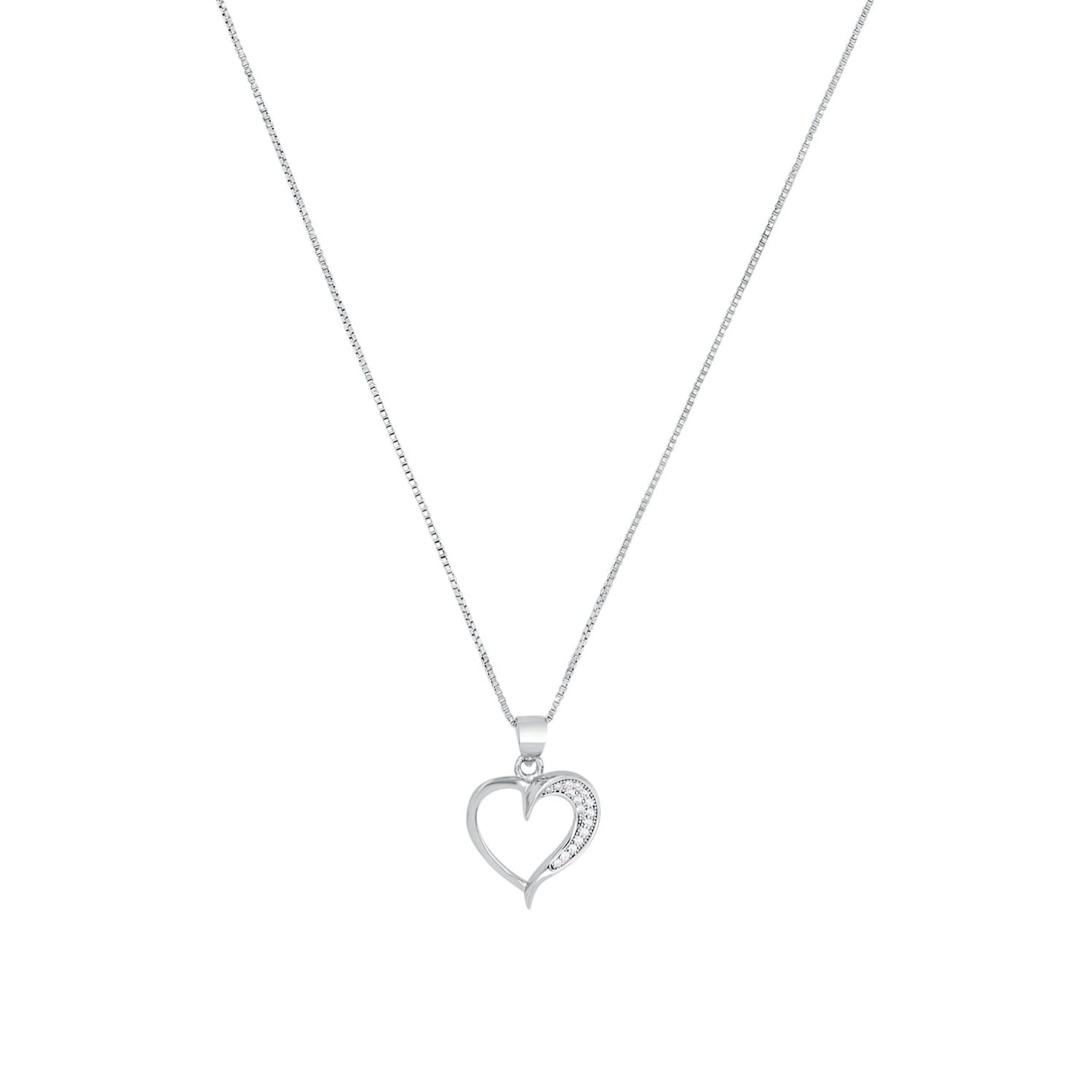 amor-halsschmuck-9964604-herz-kette-silber-45-cm image 1