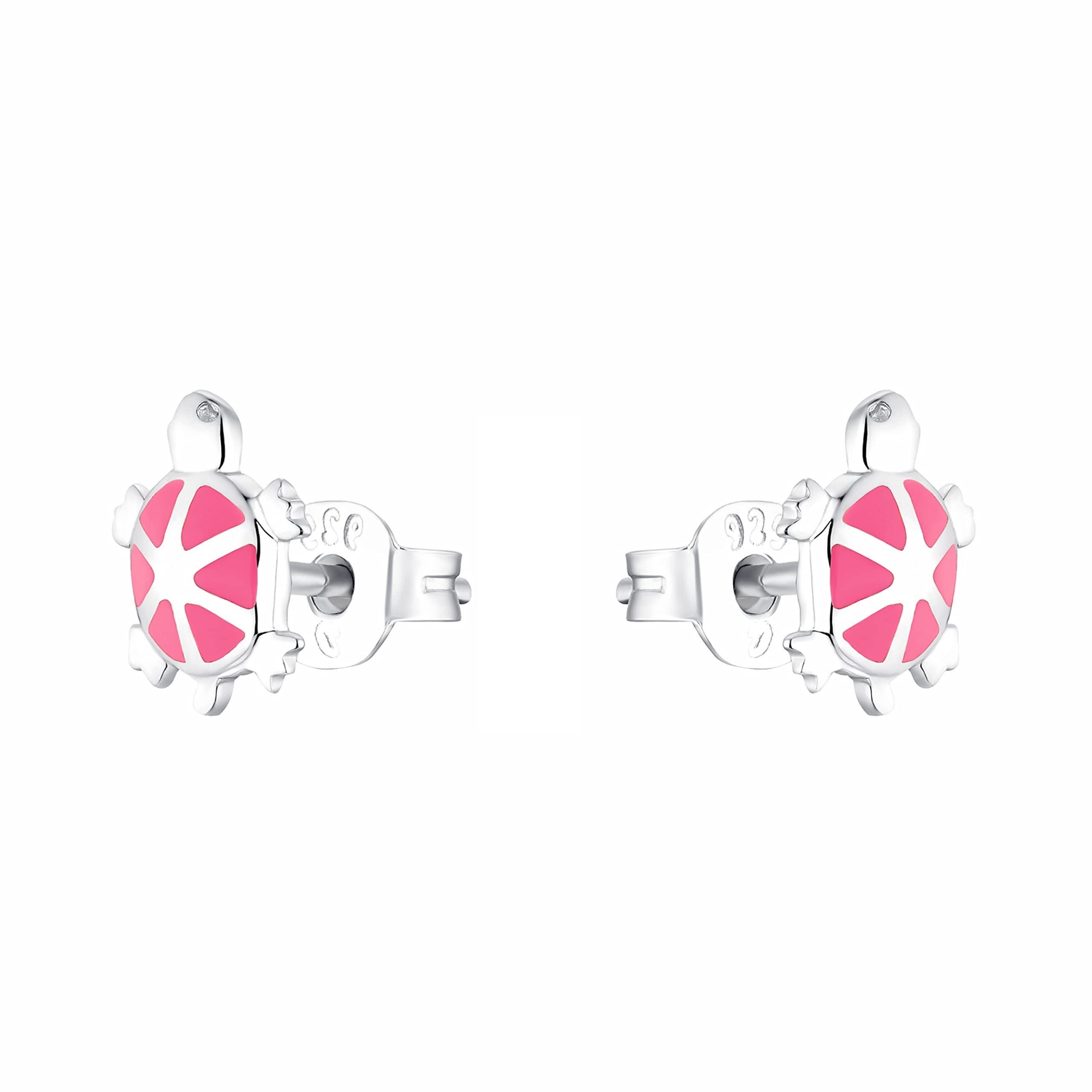 amor-2021341-ohrstecker-schildkr-te-pink-0-8-cm image 3
