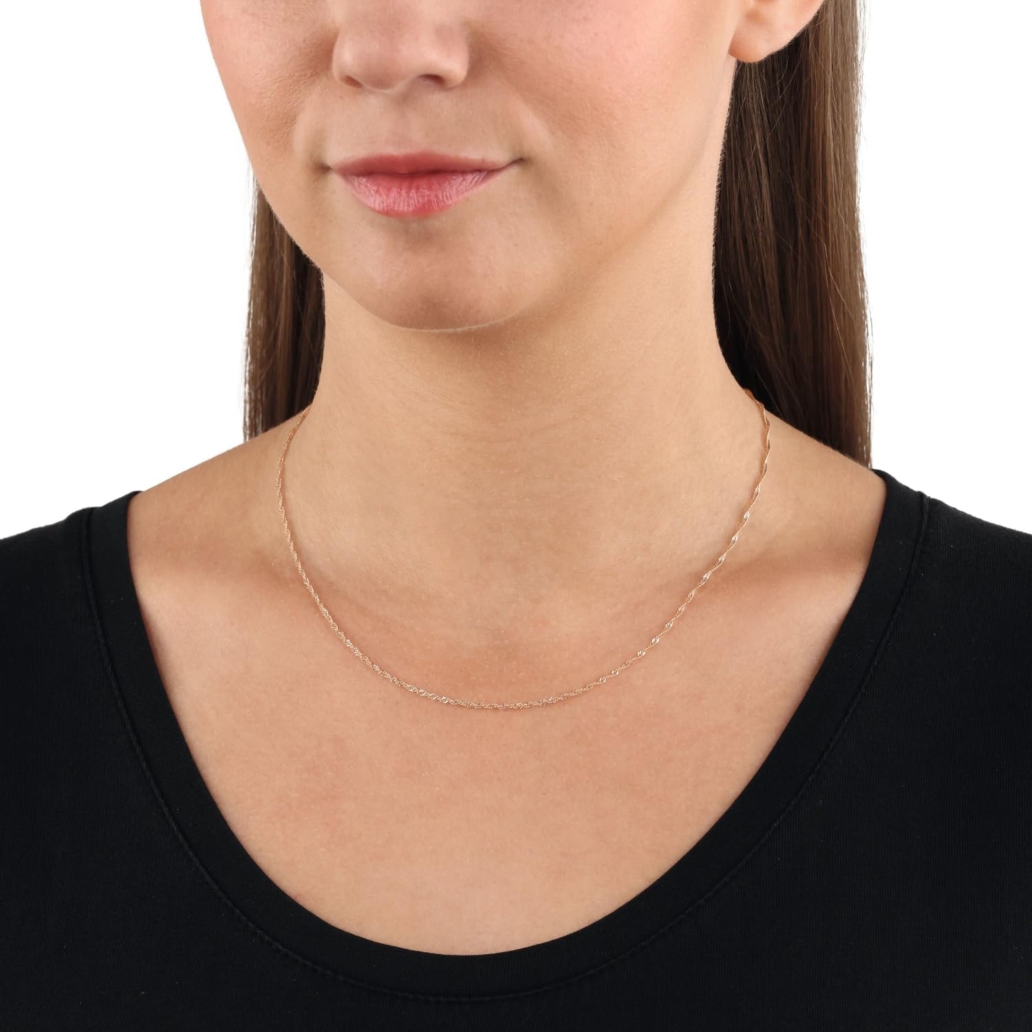 amor-2017736-collier-925-silber-42-cm-ros-damen-halskette image 4