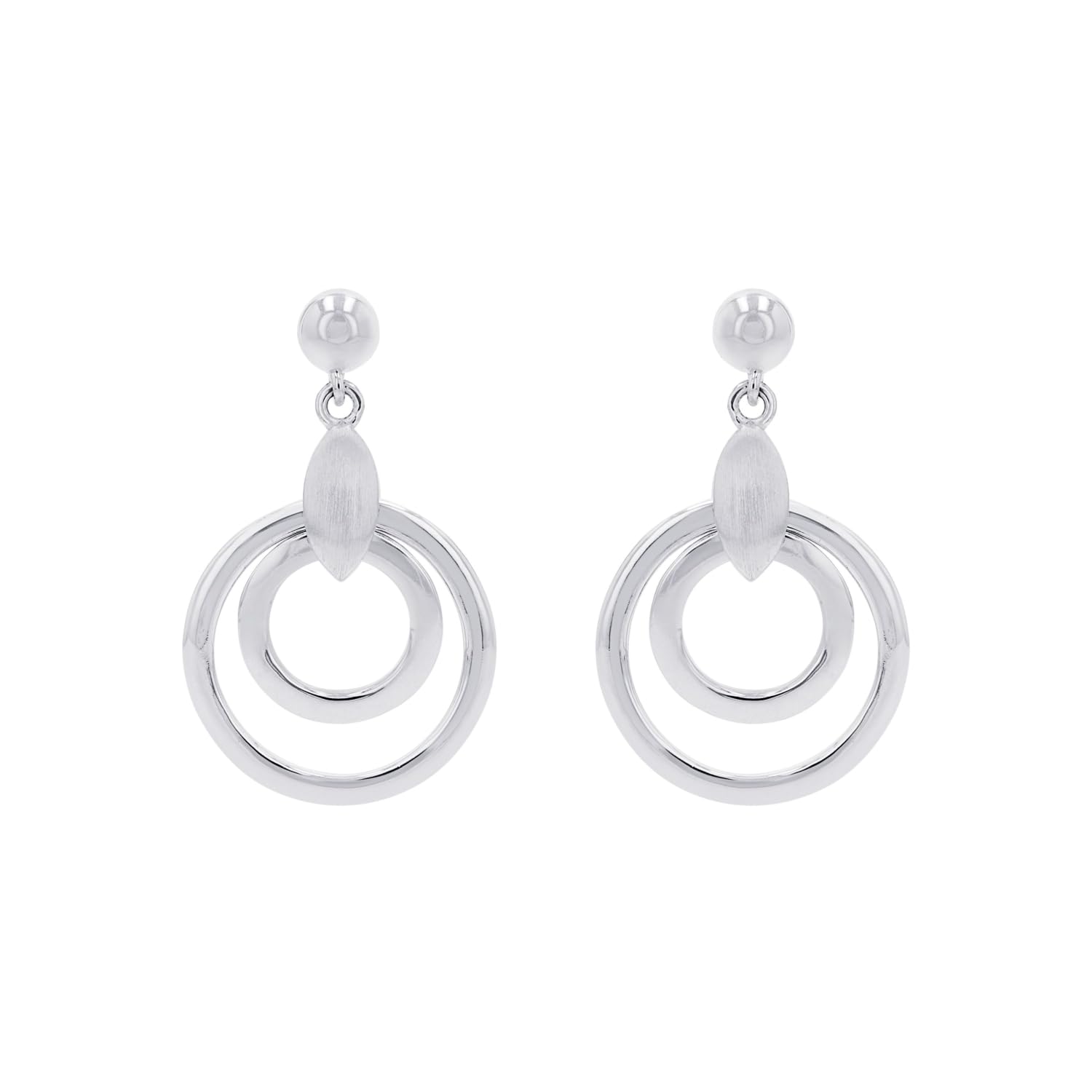 amor-ohrschmuck-2017165-ohrh-nger-silber-2-7-cm-kreise image 4