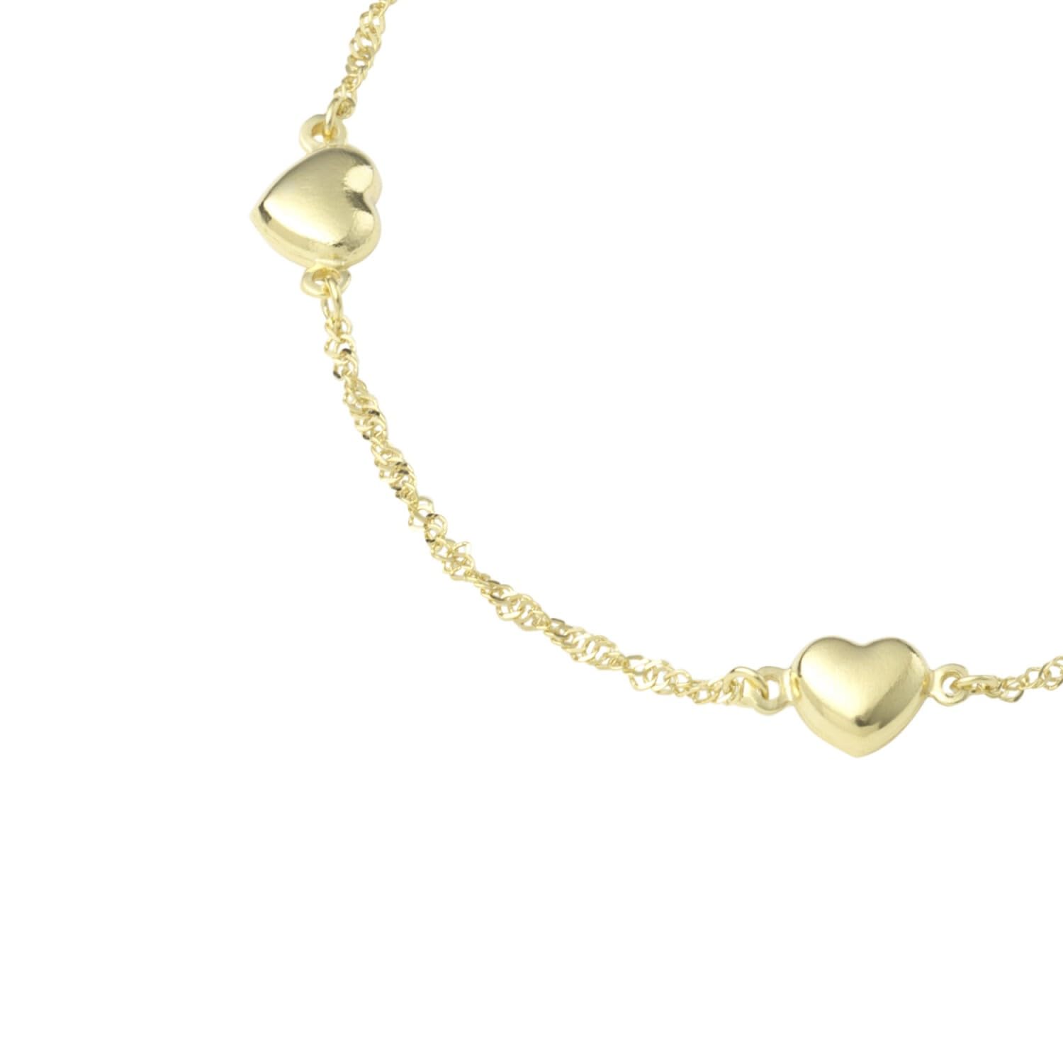 amor-armschmuck-damen-armband-herz-gold-17-2cm-2031153 image 4