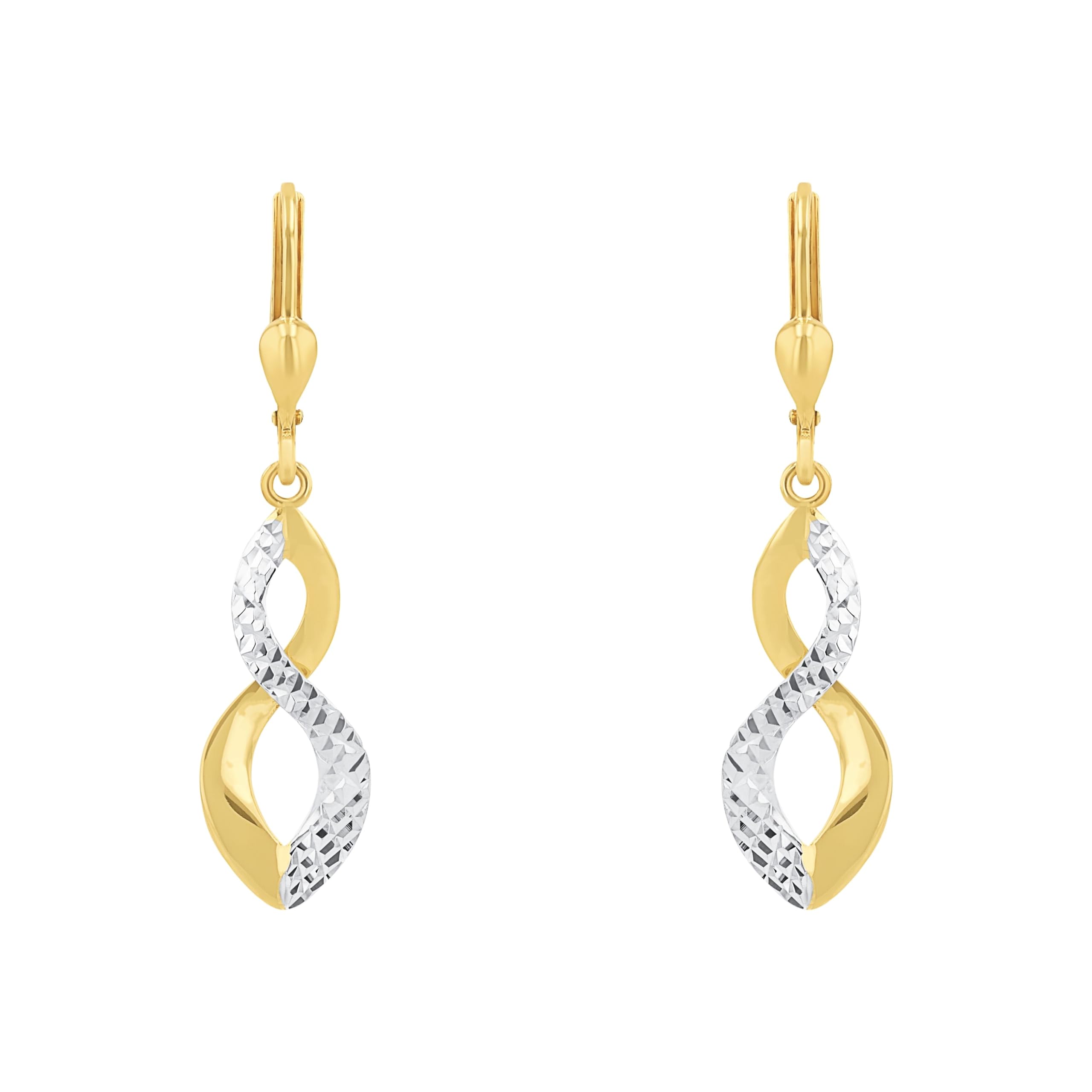 amor-2020252-ohrh-nger-damen-bicolor-3-7-cm-silber image 4