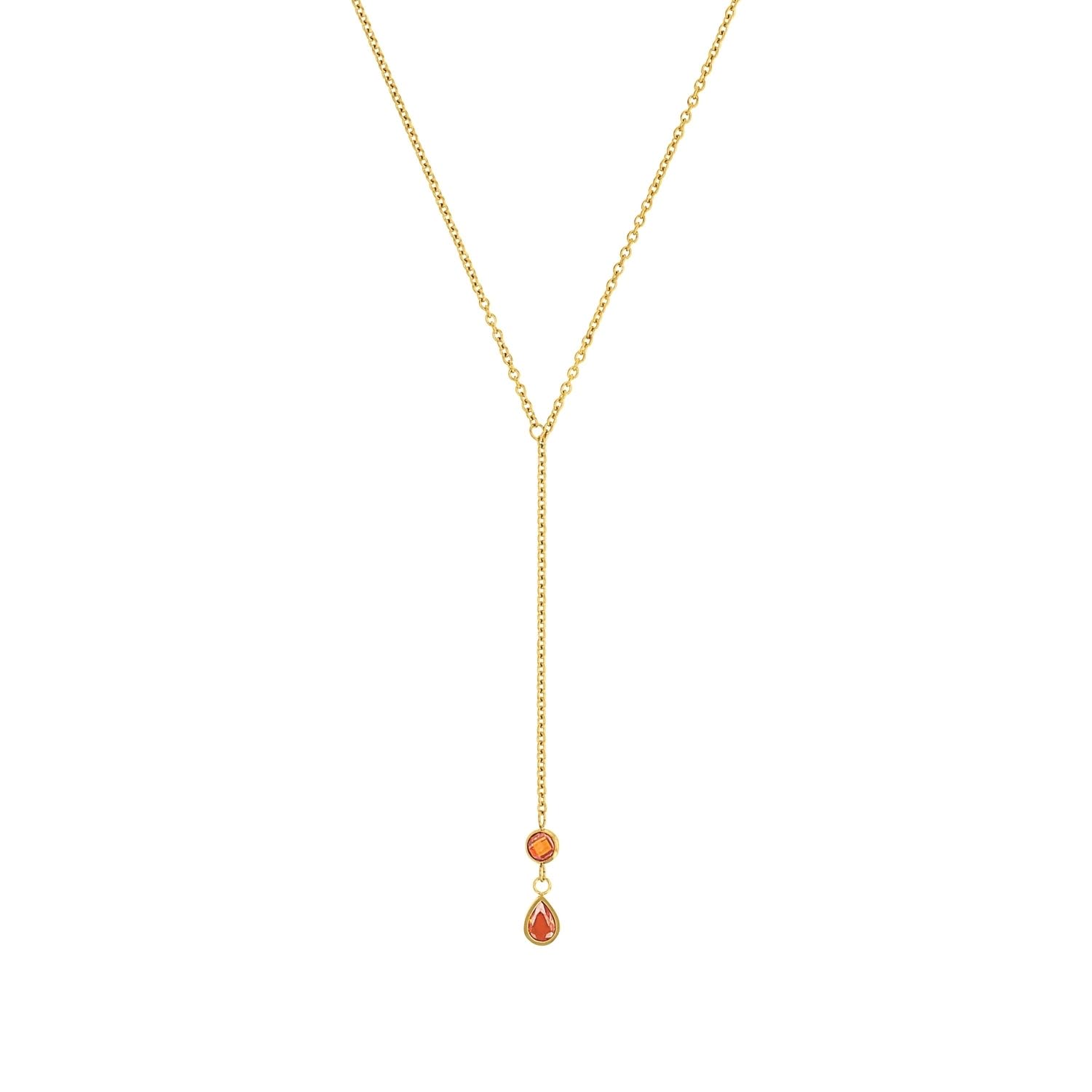amor-halsschmuck-2034295-kette-gold-zirkonia-45-5-cm image 1