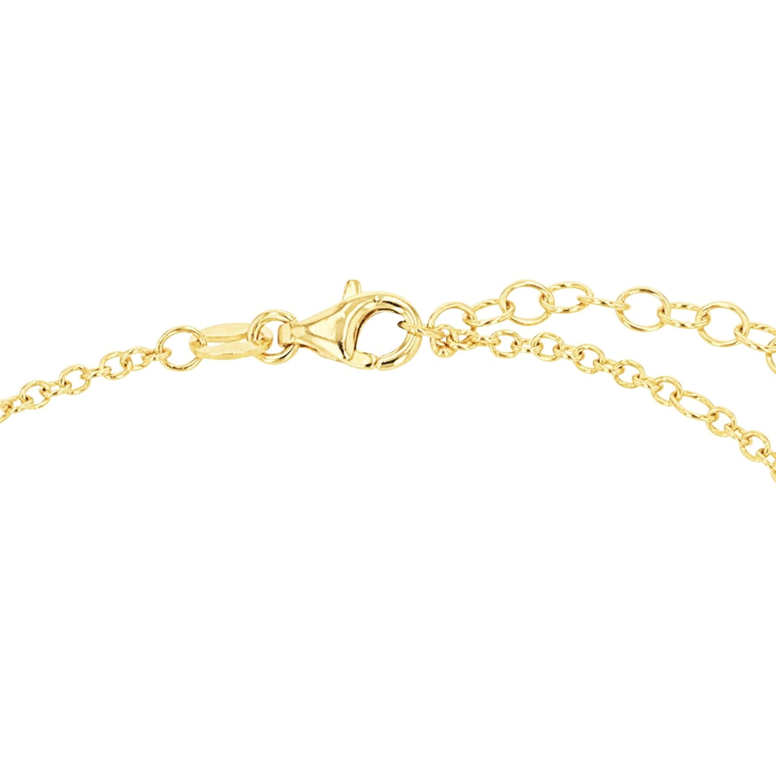amor-fu-kettchen-925-silber-fu-kette-gold-22-5-cm image 3