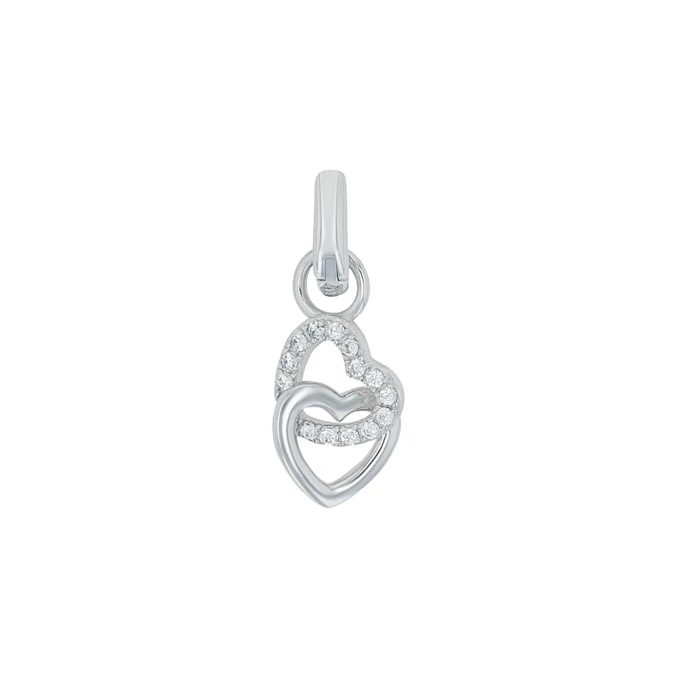 amor-charms-2038468-charm-herz-wei-2-cm-zirkonia-silber image 1