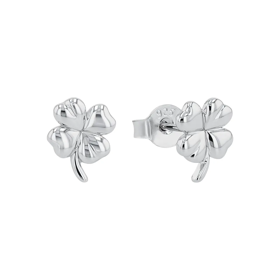 amor-ohrstecker-kleeblatt-925-silber-0-8-cm-2016891 image 1
