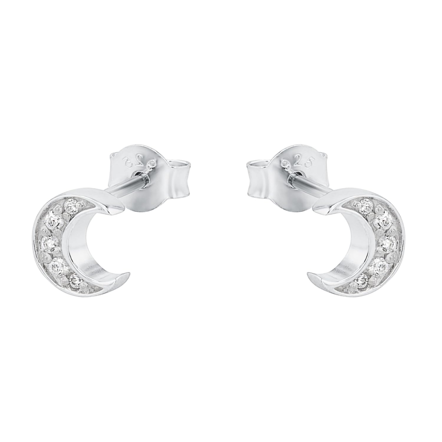 amor-ohrschmuck-damen-ohrstecker-925-silber-zirkonia image 3