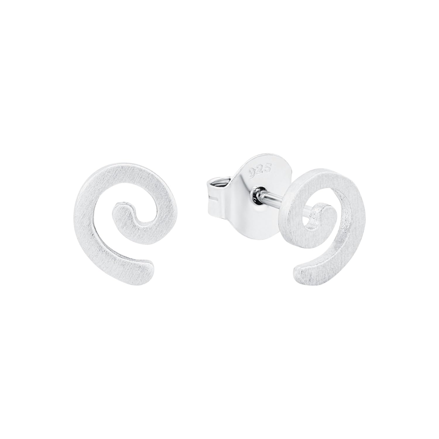 amor-ohrschmuck-ohrstecker-925-silber-schnecke-0-8-cm image 1