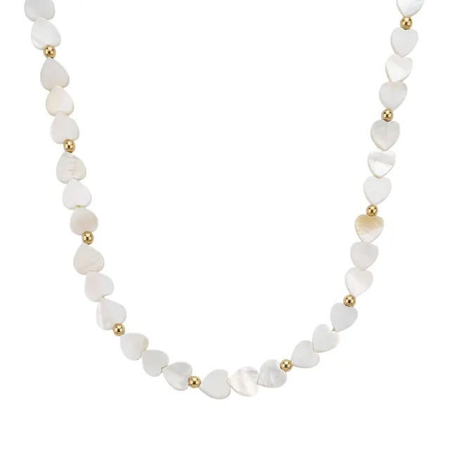 amor-halsschmuck-kette-amr-n0033-edelstahl-gold-perlmutt-herz image 1