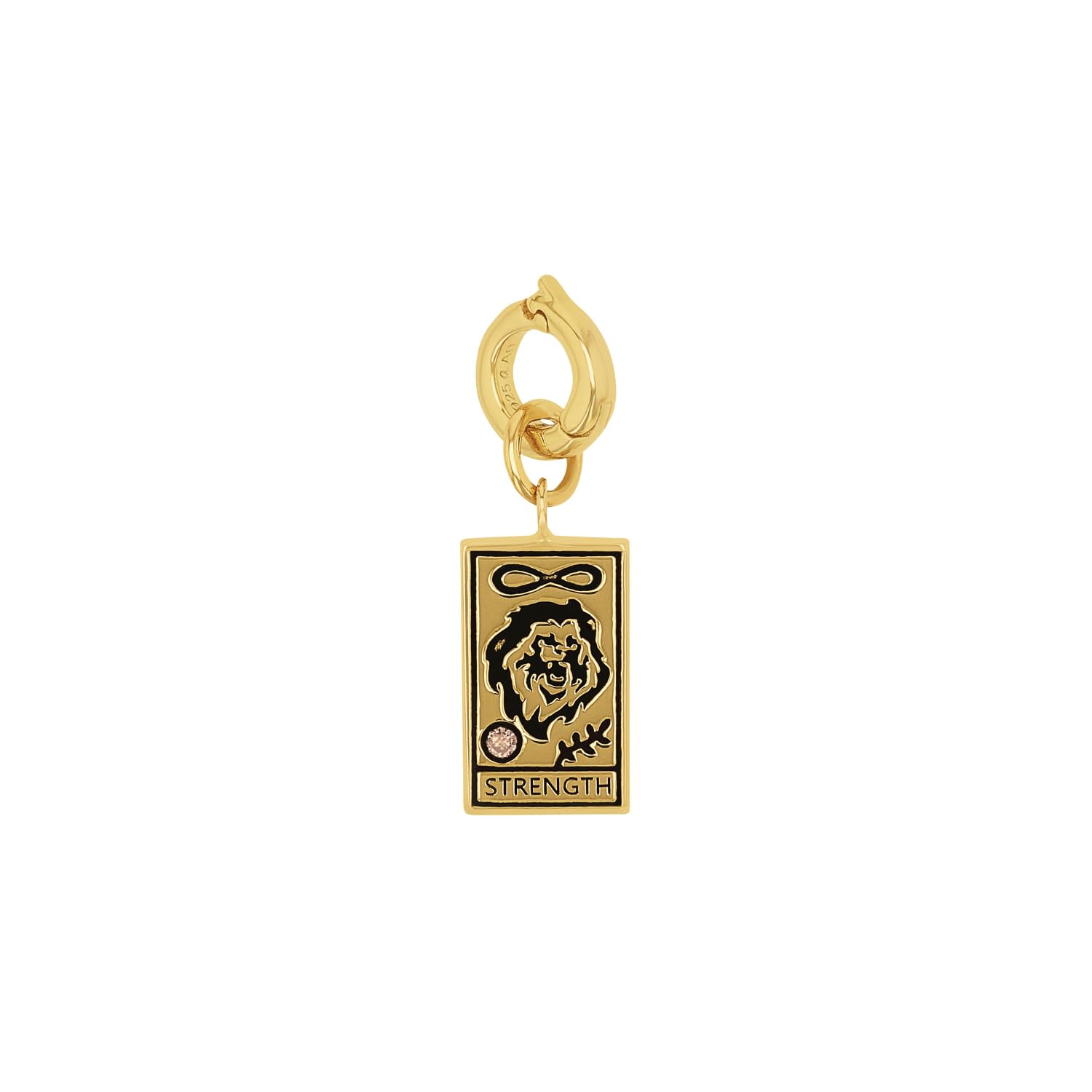 amor-charms-2038547-charm-tarotkarten-silber-2-2-cm-zirkonia-2 image 2