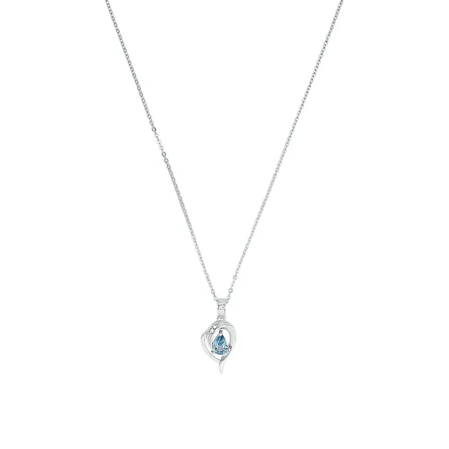 amor-halsschmuck-2012803-kette-silber-45-cm-blau-zirkonia image 1