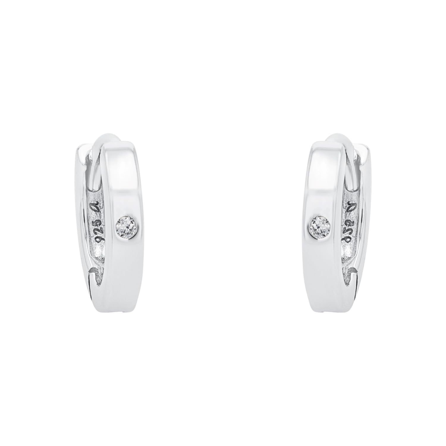amor-ohrschmuck-creolen-classic-925-silber-damen image 2