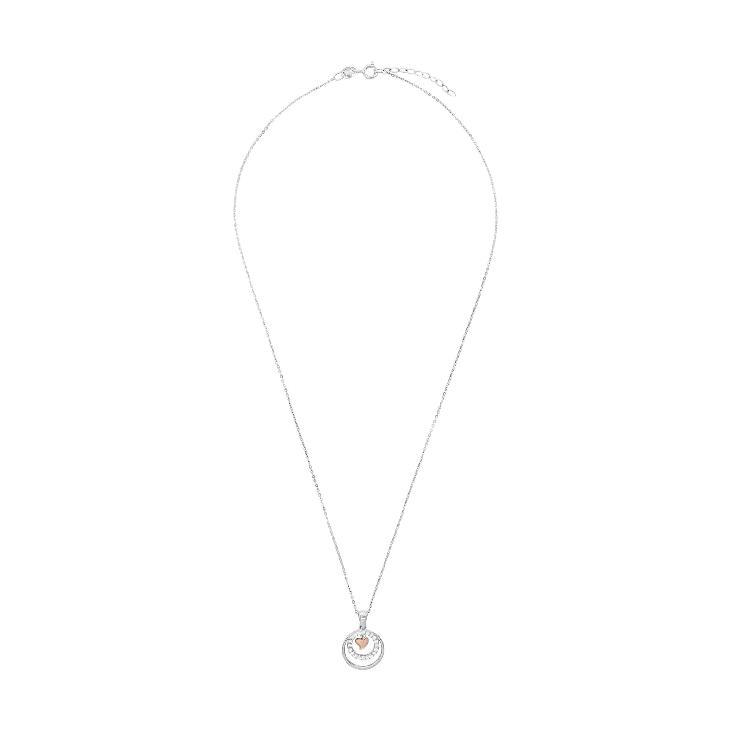 amor-halsschmuck-kette-2027484-herz-bicolor-42-3-cm image 2