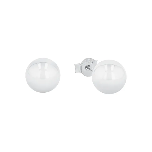 amor-ohrschmuck-ohrstecker-silber-0-8-cm-rhodiniert image 1