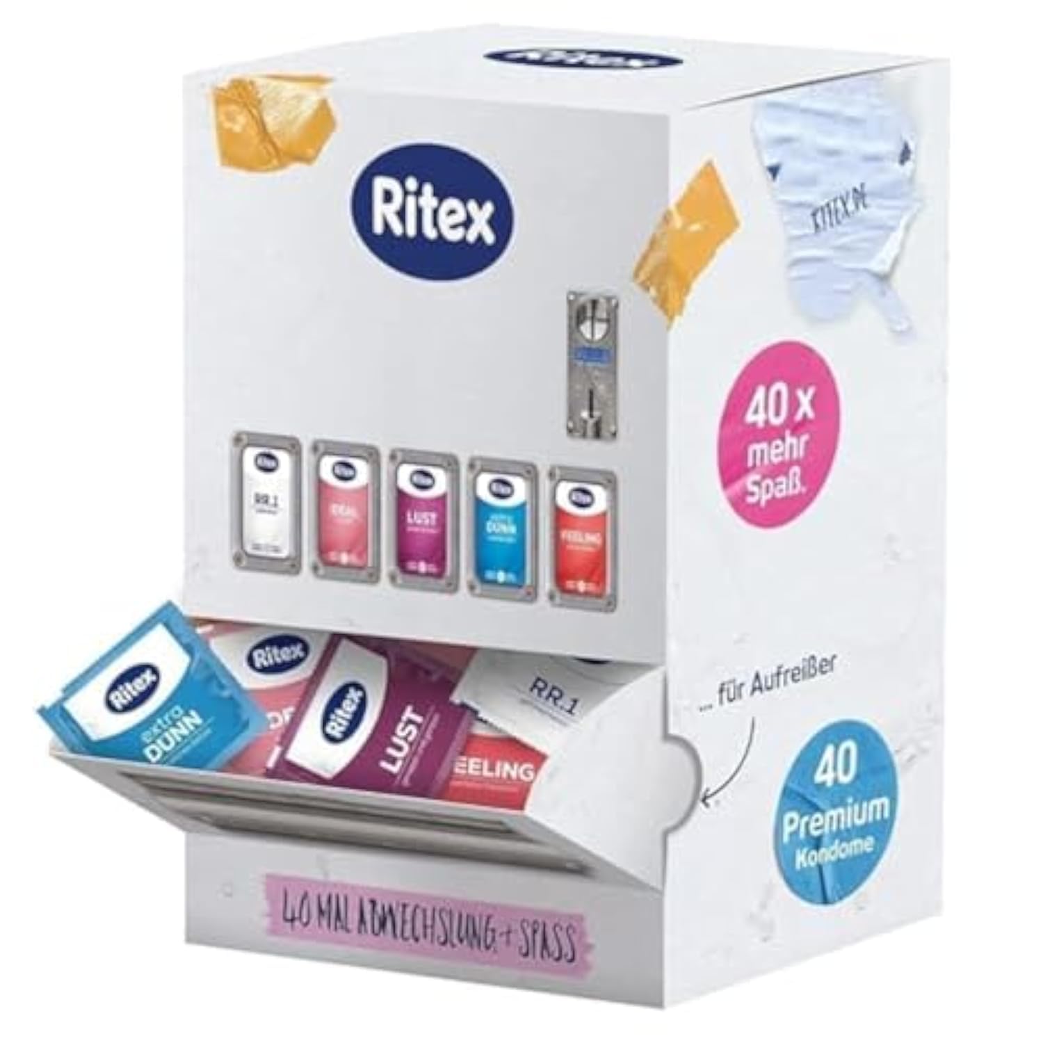 ritex-kondomautomat-probierpaket-40-st-ck-vegan-5-sorten image 1