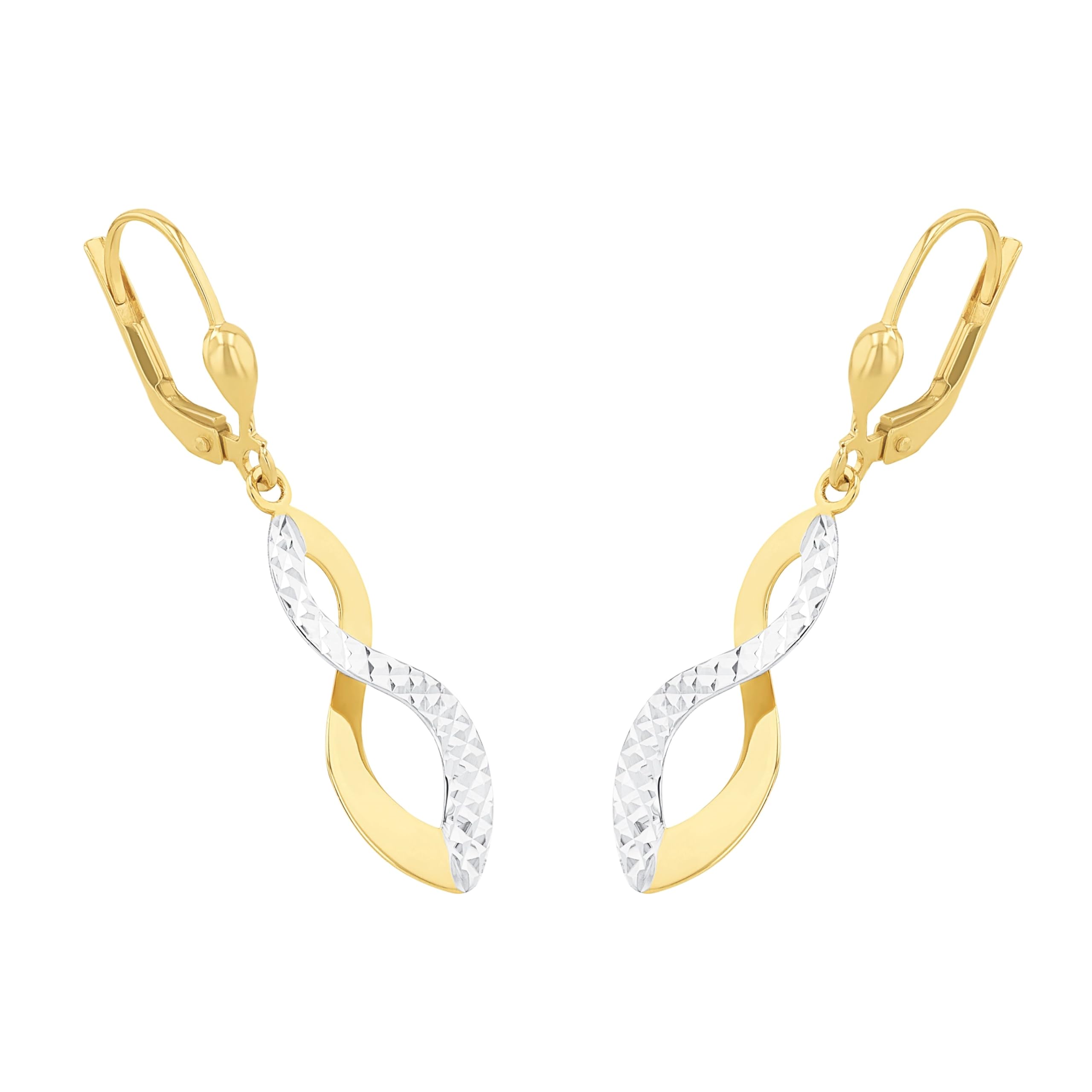 amor-2020252-ohrh-nger-damen-bicolor-3-7-cm-silber image 3