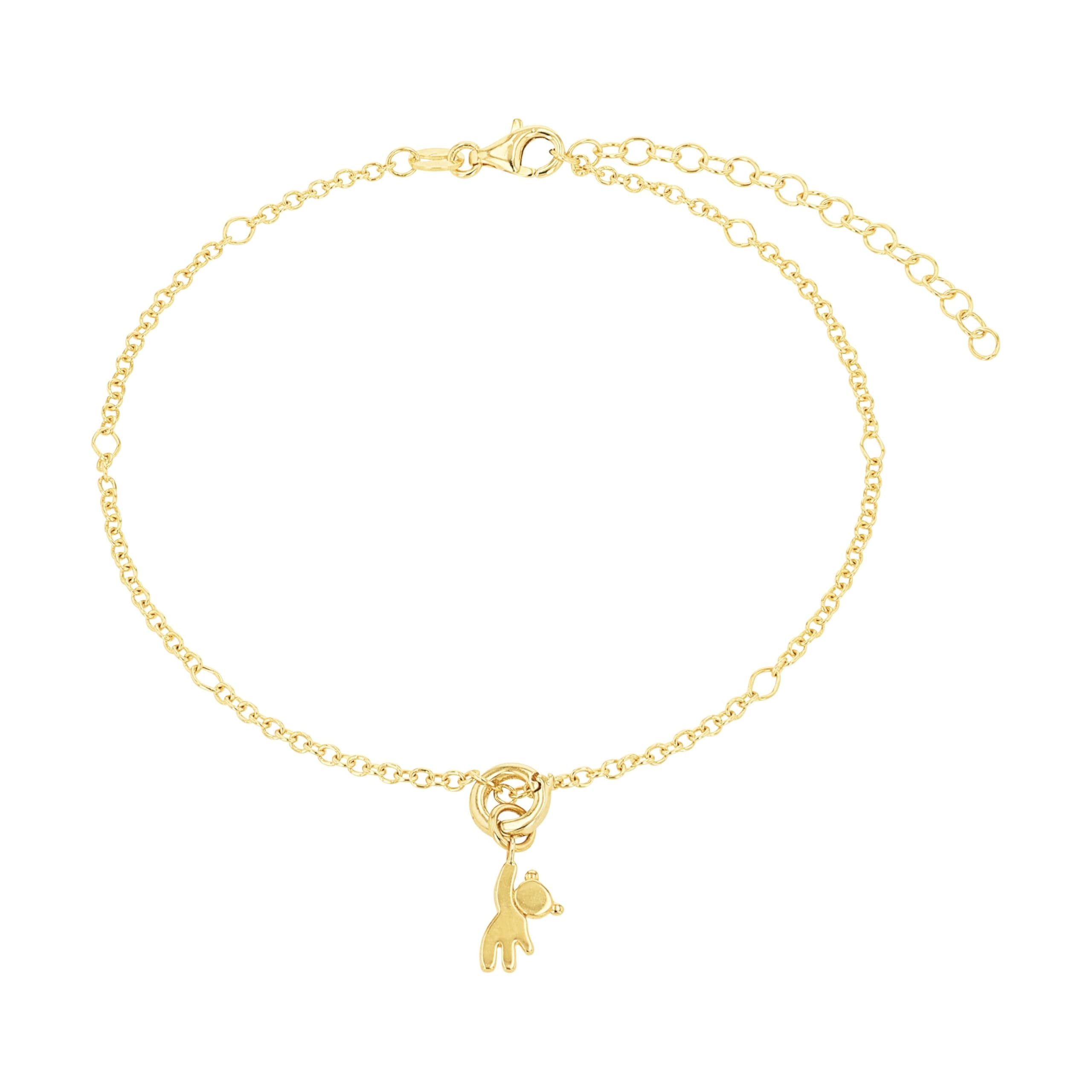 amor-fu-kettchen-925-silber-fu-kette-gold-22-5-cm image 4