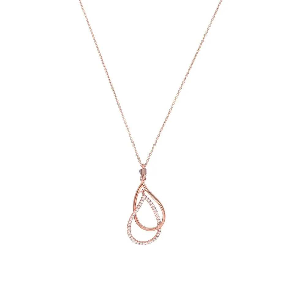 amor-halsschmuck-9158355-kette-tropfen-ros-45-cm-zirkonia image 1